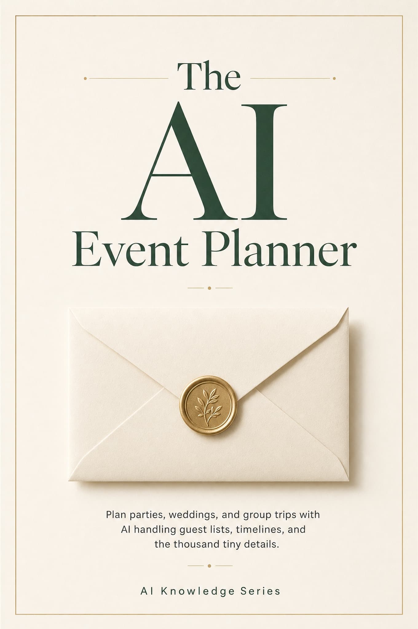 Cover of The AI Event Planner
