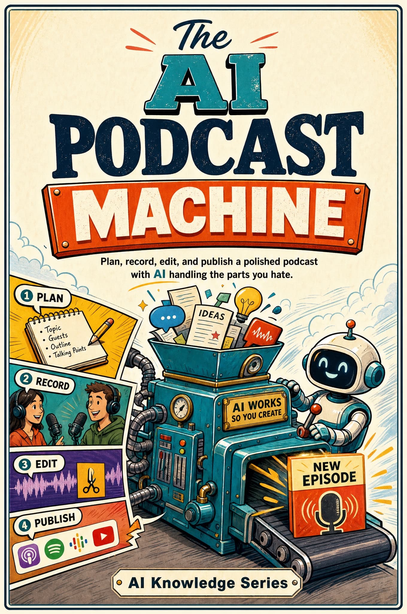 Cover of The AI Podcast Machine