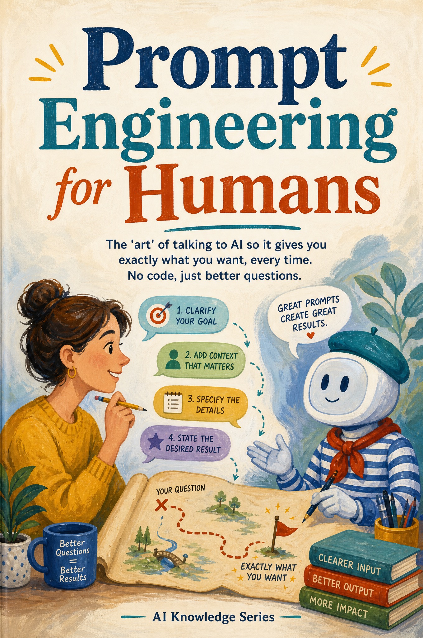 Prompt Engineering for Humans book cover
