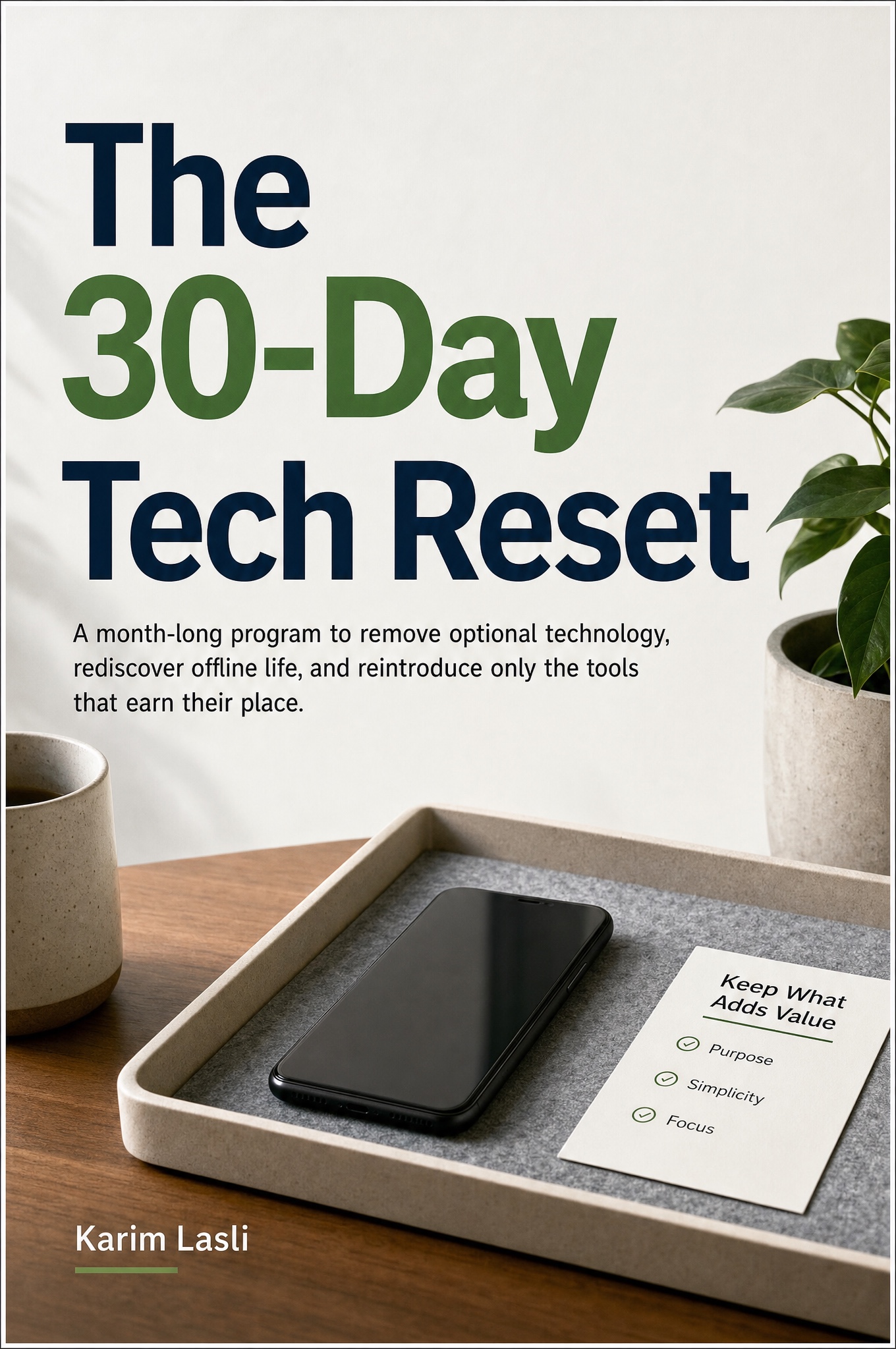 The 30-Day Tech Reset book cover