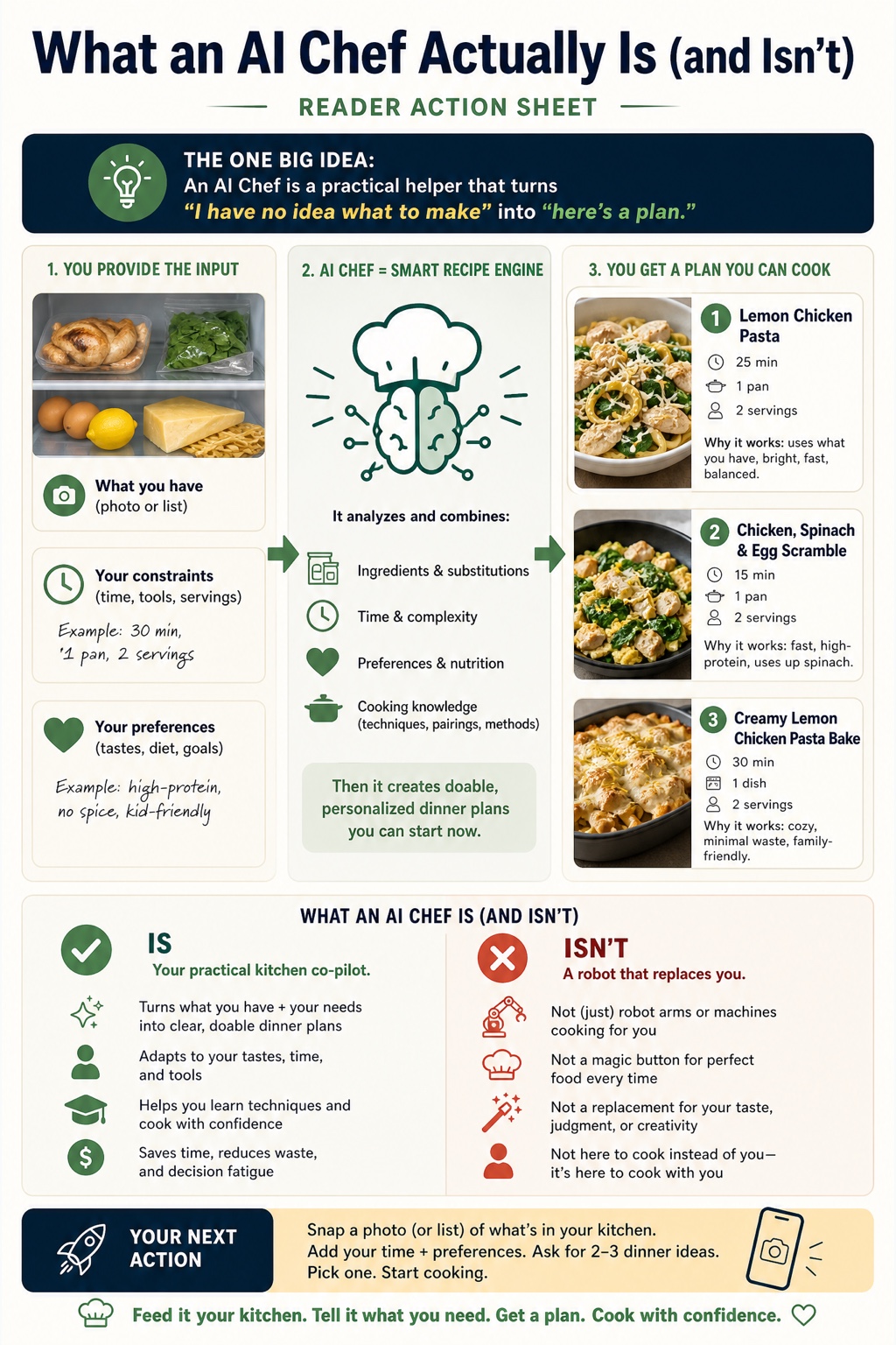 The AI Chef visual framework