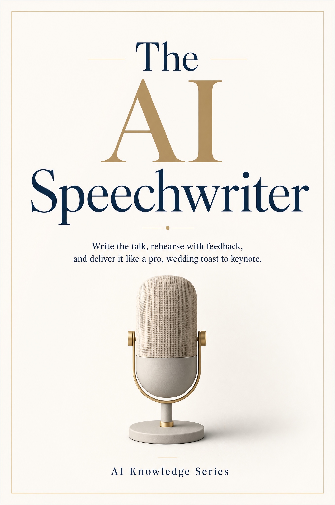 The AI Speechwriter book cover