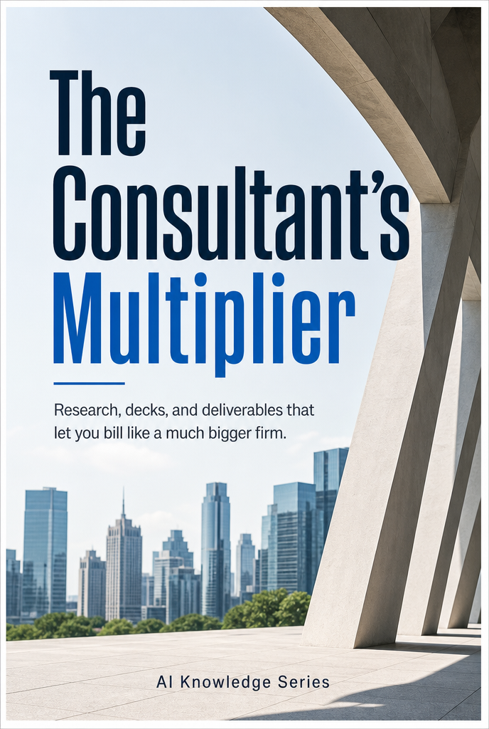 The Consultant's Multiplier book cover