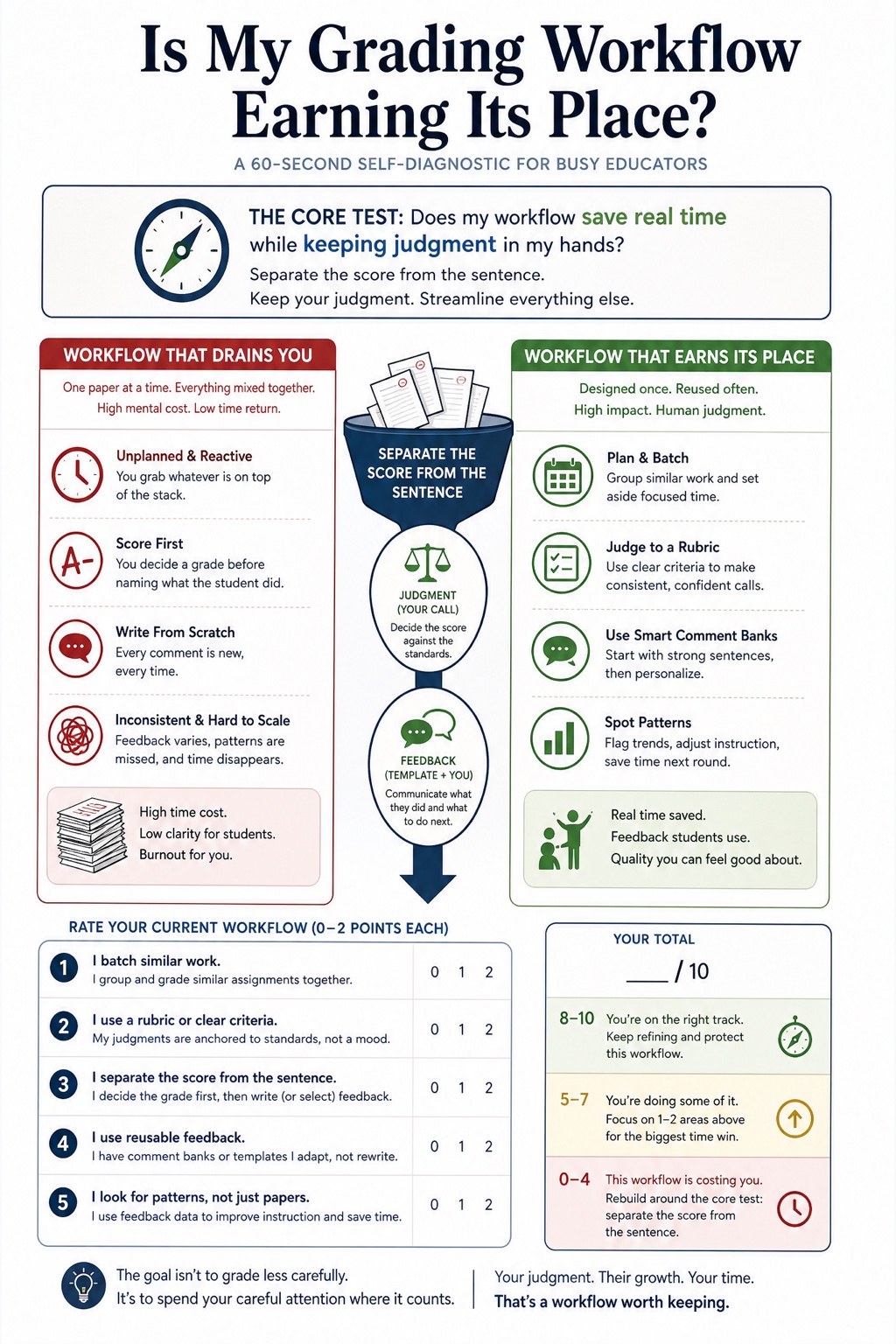 The Educator's Toolkit visual framework