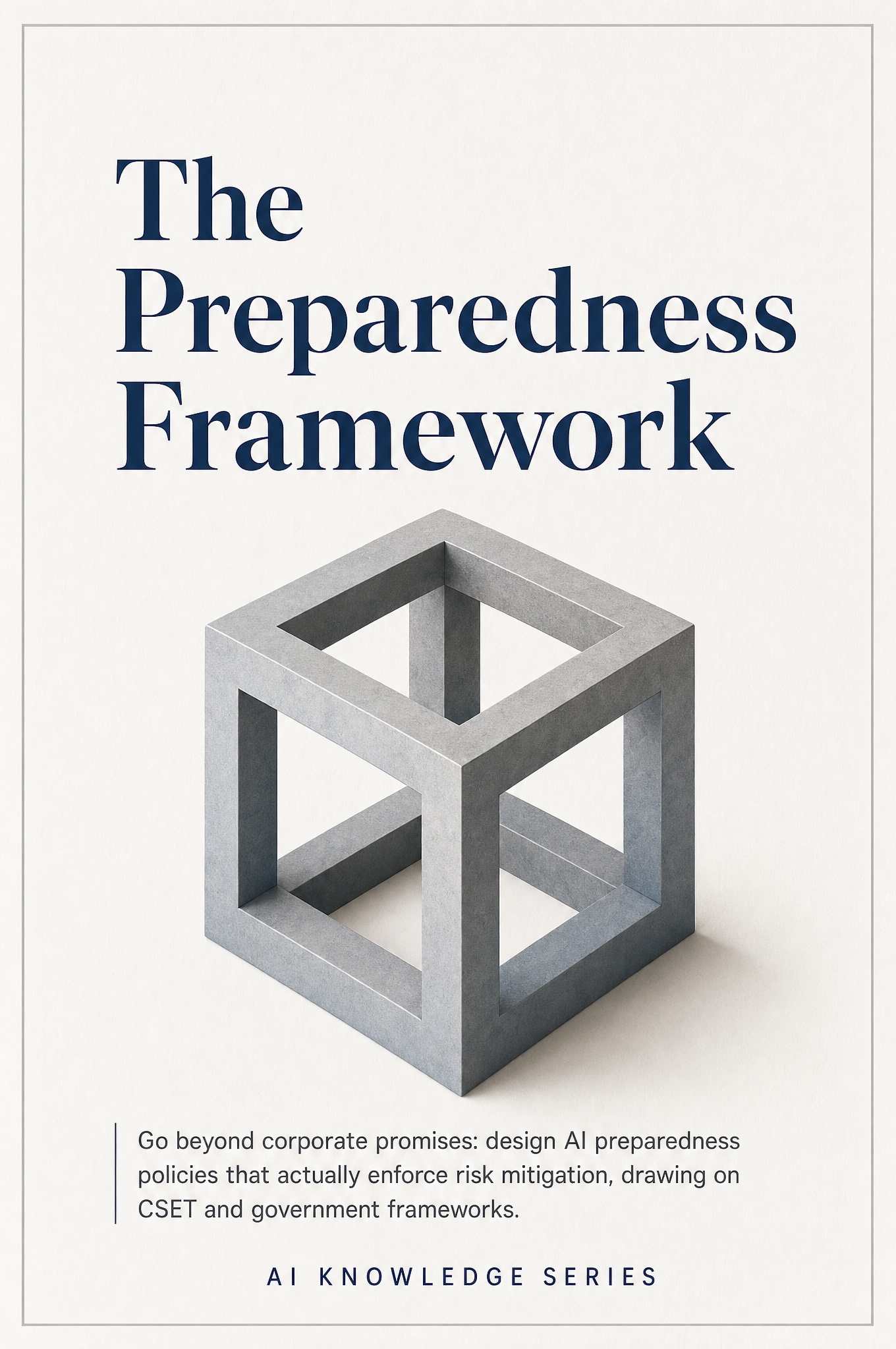 The Preparedness Framework book cover